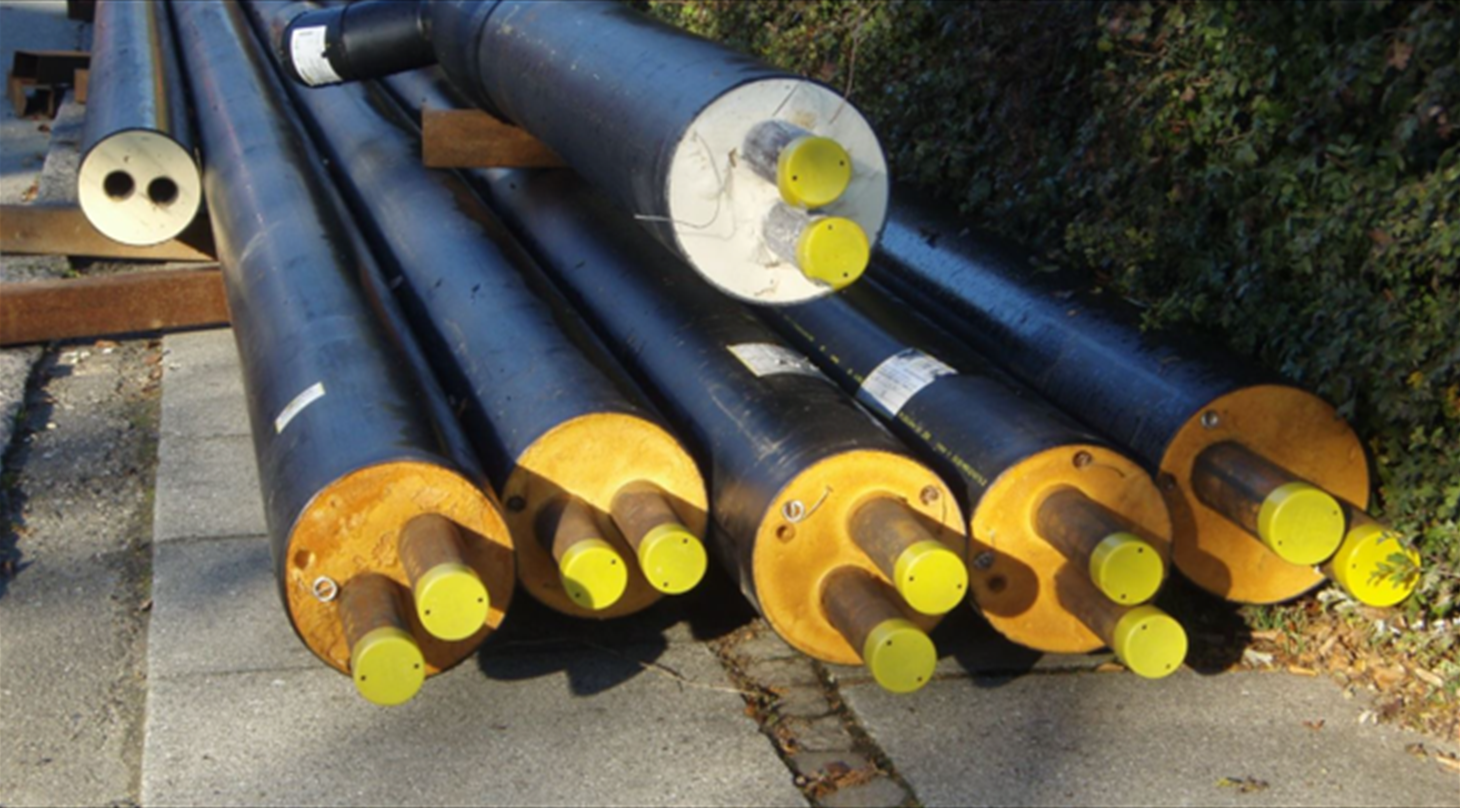 District heating pipes